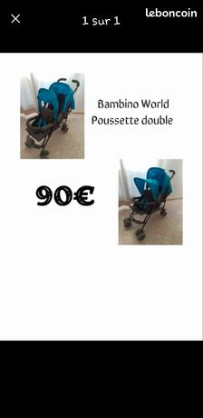 Poussette double - Bambino World