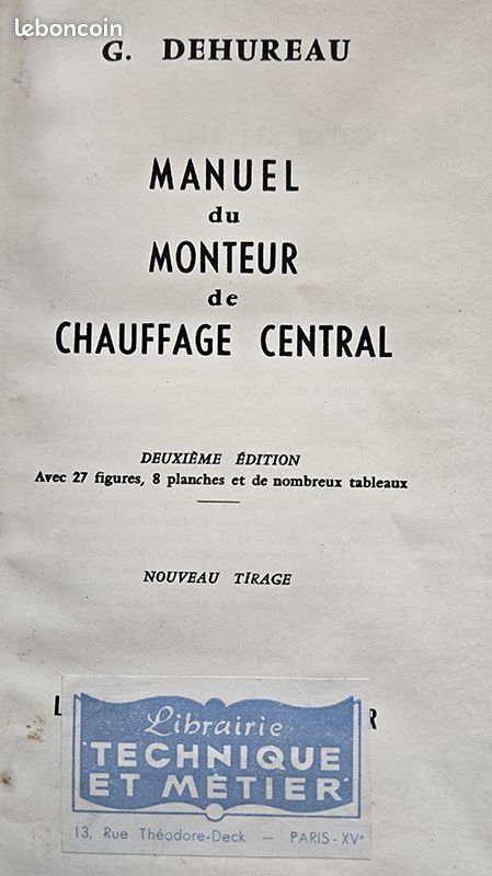 Manuel vintage du monteur de chauffage central, année 1965 (image 2)