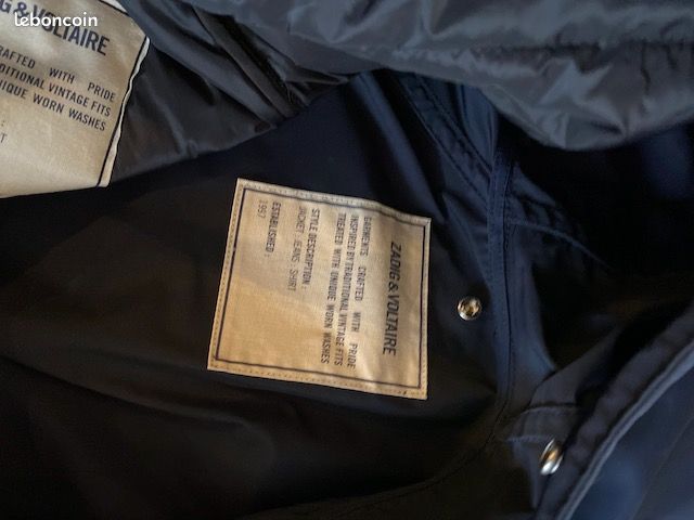 Manteau Homme Zadig & Voltaire Taille 52 - Gris Laine - Neuf Sans étiquettes