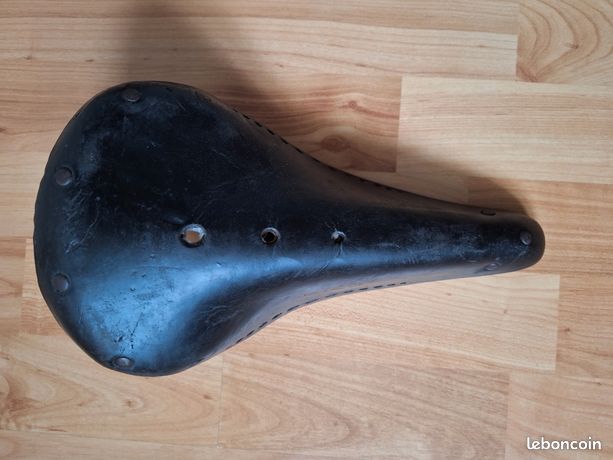 ANCIENNE SELLE EN CUIR DE VELO VERYBEST Fab. Française COLLECTION VELO ANCIEN D