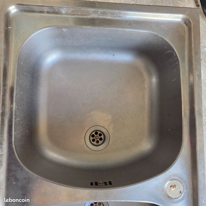 Évier double vasque inox (image 2)