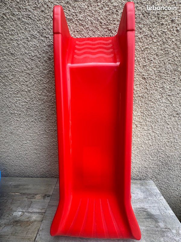 Toboggan Pliable Enfant – Rouge Et Jaune – Intérieur/extérieur – 104 X 46 X 70 Cm – 30 Kg Max – 18 à 72 Mois