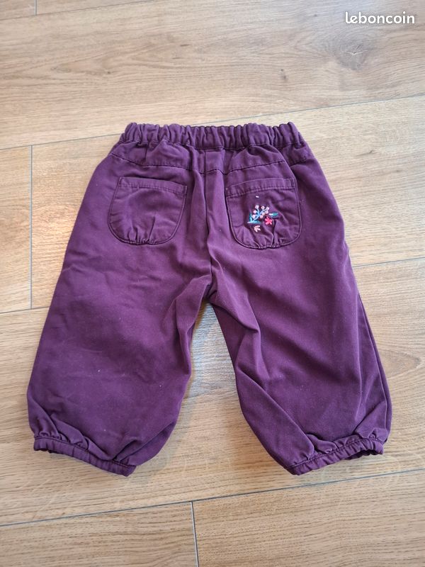 Pantalon fille 12mois sergent major (image 2)