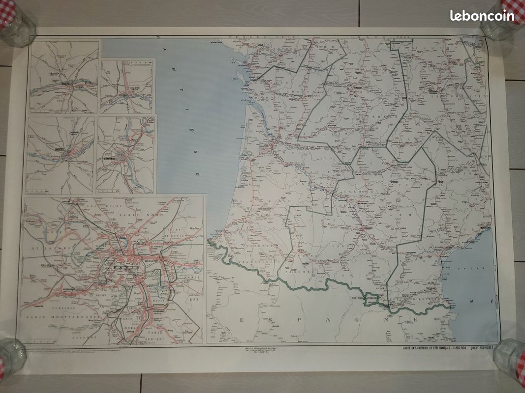 Hstorc Map : Carte General des Chemns de Fer Europeens Donnand