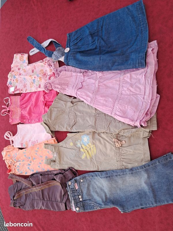 Lot habits filles 12et 24 mois (image 2)