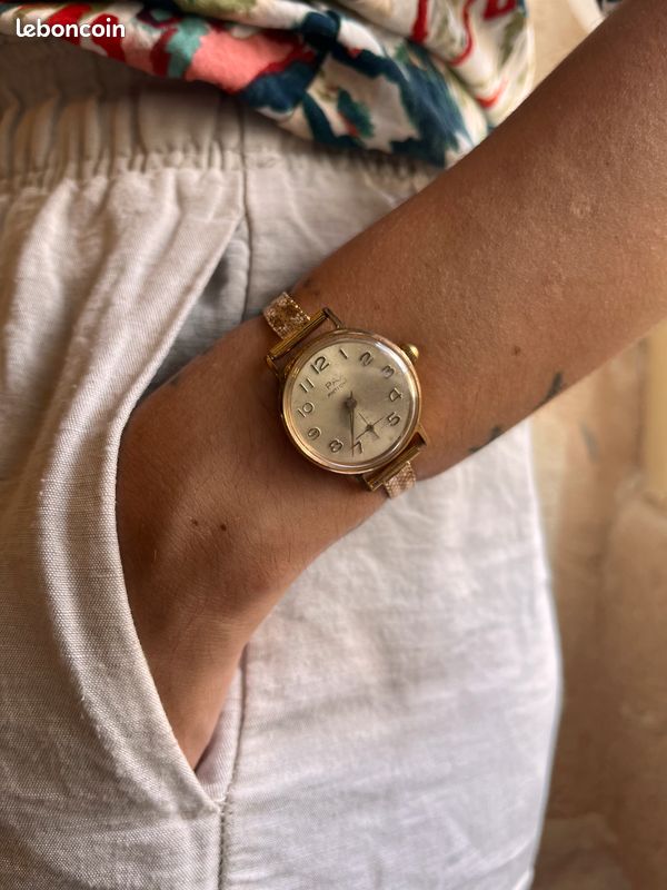 Montre De Plongée Pax Vintage Femme - Référence P1641, Mouvement Mécanique Manuel, Occasion