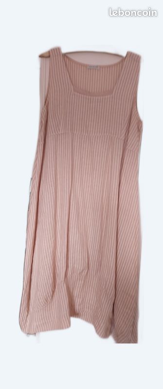Robe New Look - Côtelée Rayée - Taille Fille 14-15 Ans - Neuve Avec Étiquettes