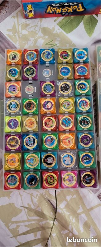 Lot De 36 Jetons Pokémon Waps Panini – Plastique, D'occasion, Pour Collection