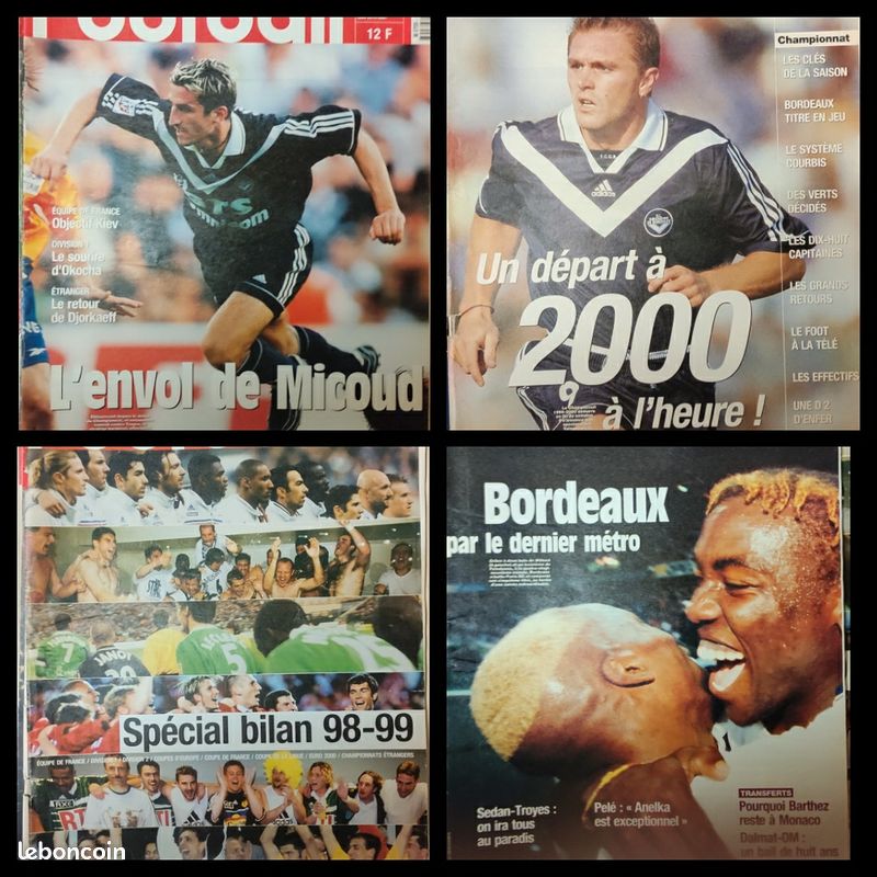 Lot 8 France Football Bordeaux 1999 (image 1)