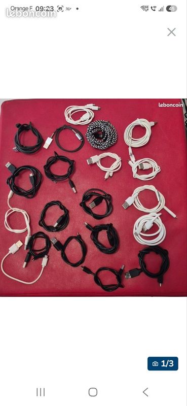Gros lot de prises et cables divers (image 2)