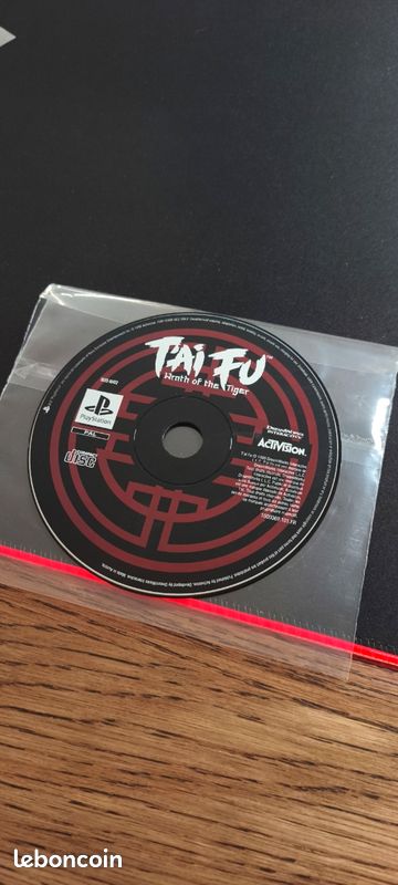 Tai Fu Ps1 Pal Manque Jaquette Arrière - FR