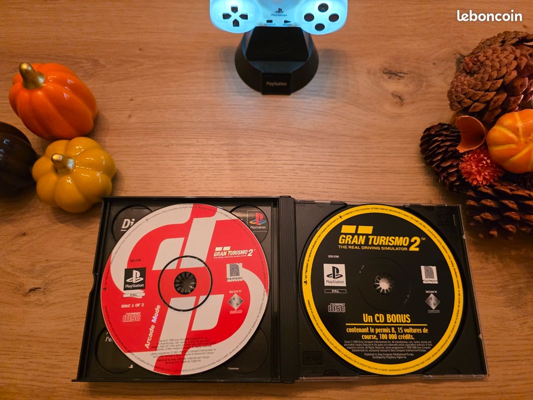 Jeu Gran Turismo 2 PS1 PAL FR - Version Black Label Complète Avec Boîte Et Notice