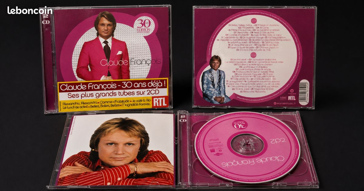 Double CD du chanteur Claude François "30 ans déjà " (image 1)