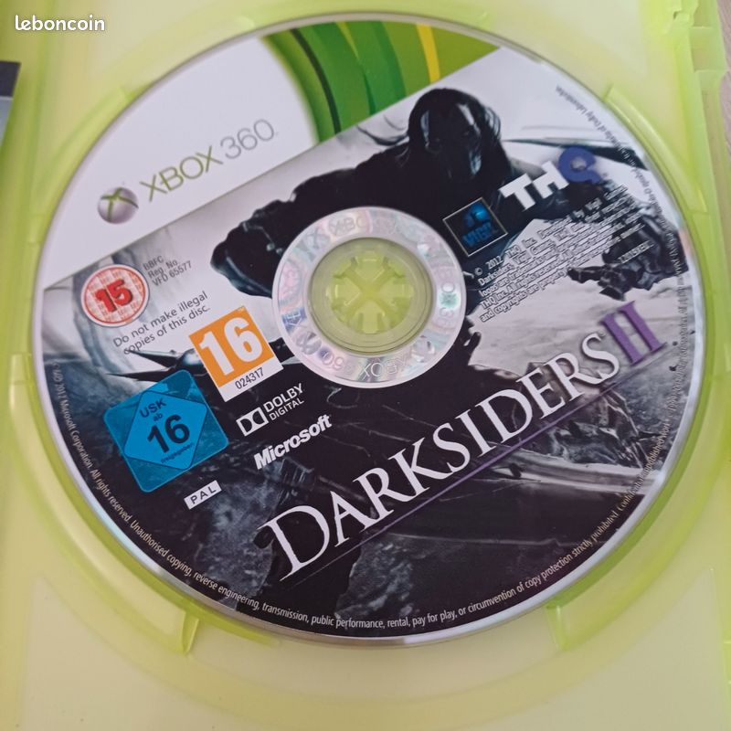 Jeu Darksiders II Pour Xbox 360 - Complet, Très Bon état, Version Française