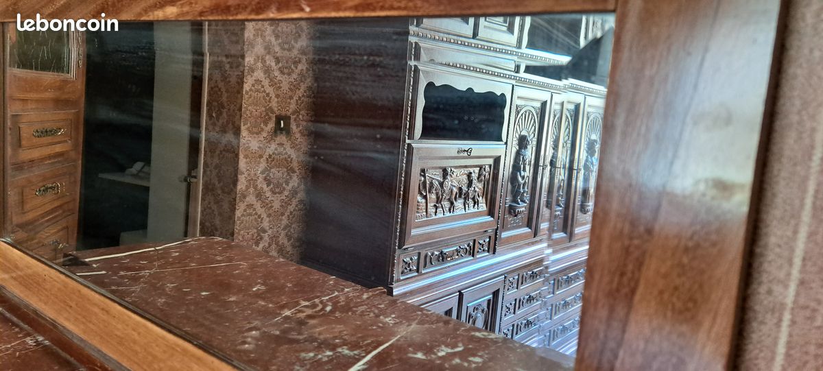 Buffet Art Déco surmonté de son miroir (image 5)