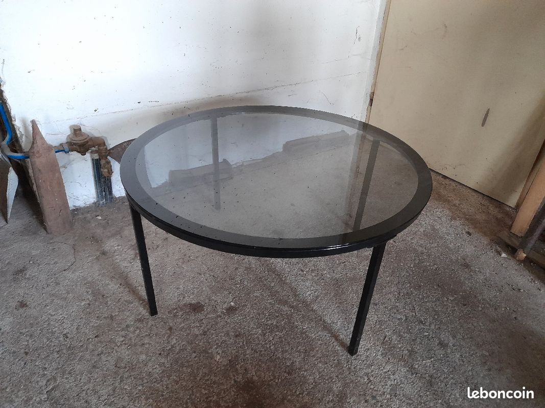 Table basse en verre (image 1)