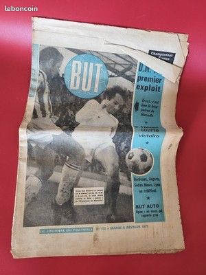 Ancien journal vintage Olympique Marseille Droit au But football rétro collectio (image 1)