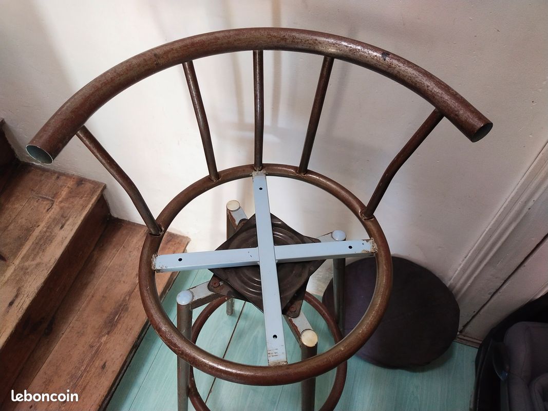 Tabouret de bar, métal, tournant (image 4)
