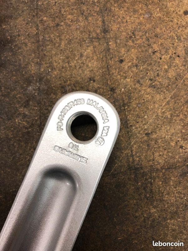 Pédalier Vintage SR Sakae Poweflo B11 – Triple Plateau 170 Mm, Alu Argent