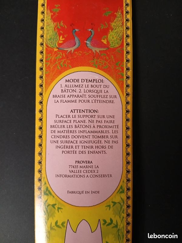 52 Bâtons d'encens - Provenance Inde & Sri Lanka (image 7)