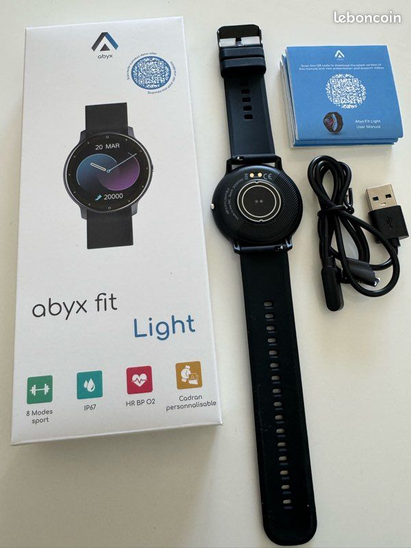 Saturn Montre ConnectÃ©e Abyx Fit Hr Montre ConnectÃ©e Abyx Fit