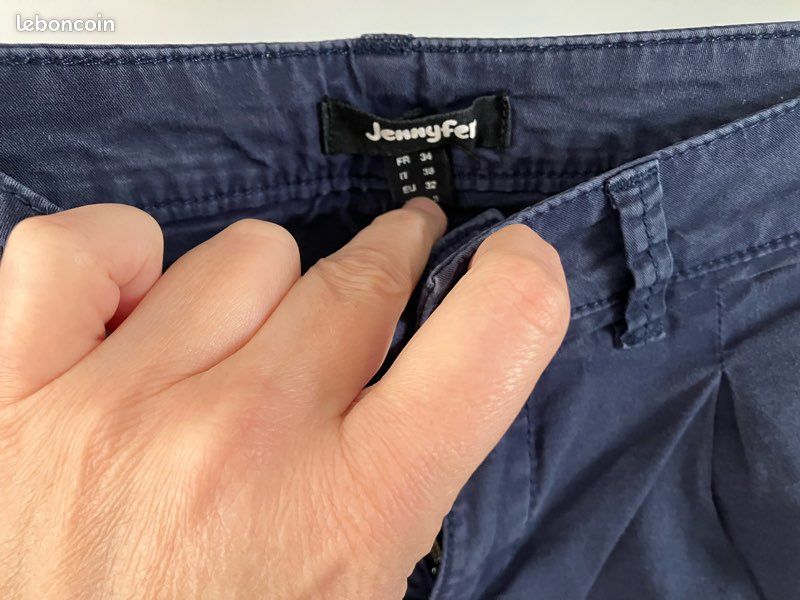 Short bleu Jennyfer taille 34 (image 4)