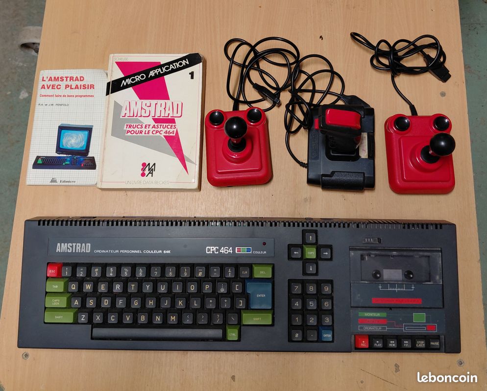 Ordinateur Vintage Amstrad CPC 464 – Fait En France, état D'occasion Fonctionnel