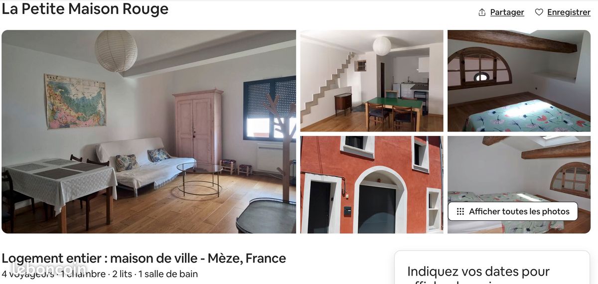 Appartement 2 pièces 42 m² · à Mèze · 42 m² · 640 €/mois