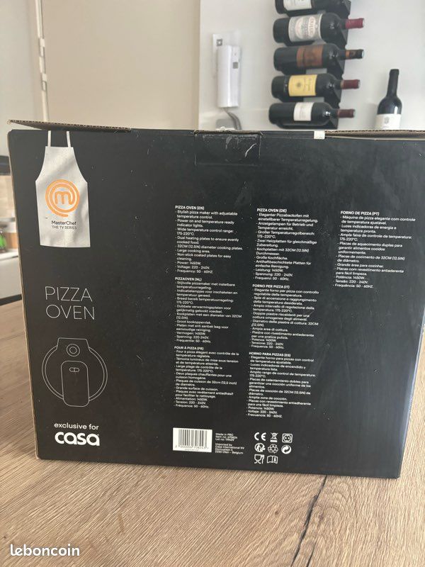Four à pizza électrique MasterChef Case Élite collection (image 3)
