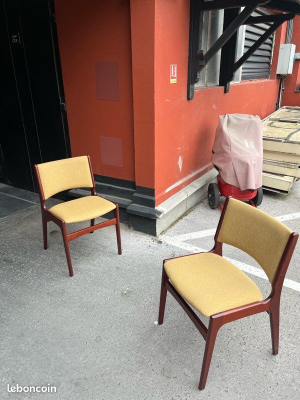 Chaises Scandinaves 1960´s (parfait état) (image 1)