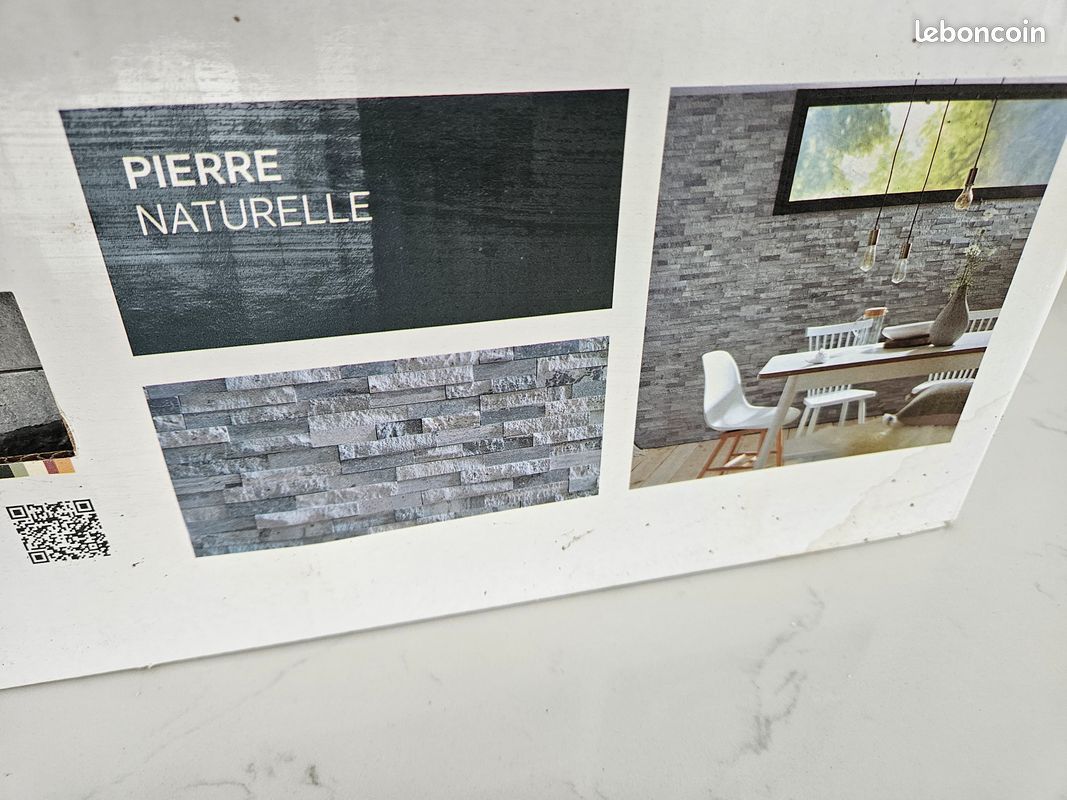 Plaquettes de parement pierre naturelle grise Cottage int/ext (image 3)