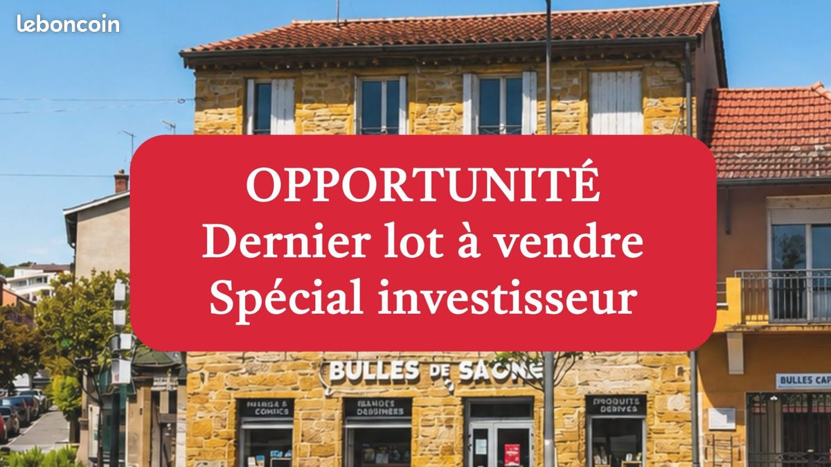 Appartement 2 pièces 33 m² · à Fontaines-sur-Saône · 33 m² · 95 000 €