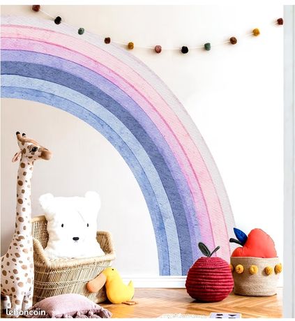 Mobile Mural Pour Crèche – Décoration Colorée 43x33cm – Sans Marque
