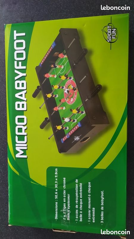BABY FOOT Tout NEUF (image 2)