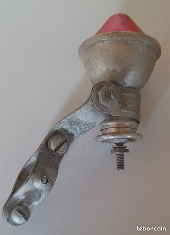 Feu Rouge Arrière De Vélo Vintage CABBIALUX ZF PRIMATO - Plastique Blanc - Années 50 - France