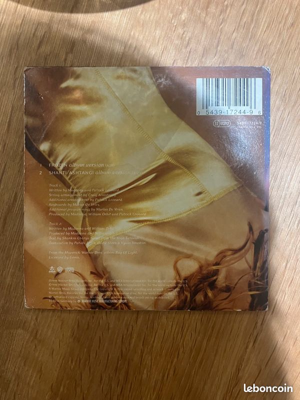 CD single 2 titres Frozen Madonna (image 4)