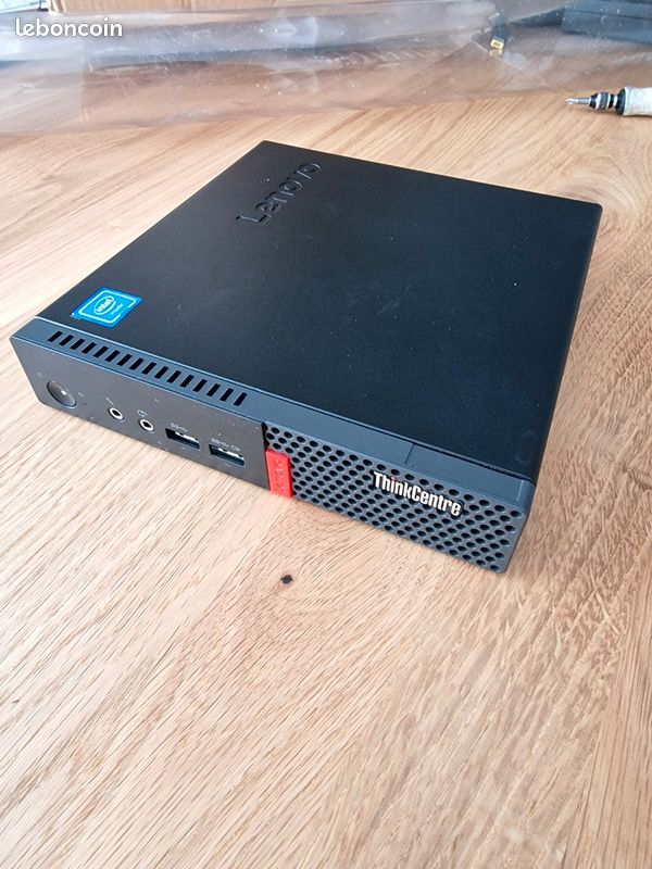 Mini PC Lenovo ThinkCentre M710q Tiny - 4Go RAM - HDD 500Go + Chargeur (image 2)