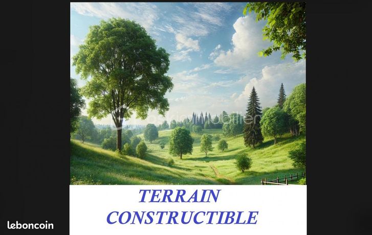 Terrain 1 000 m² Chateau Renault