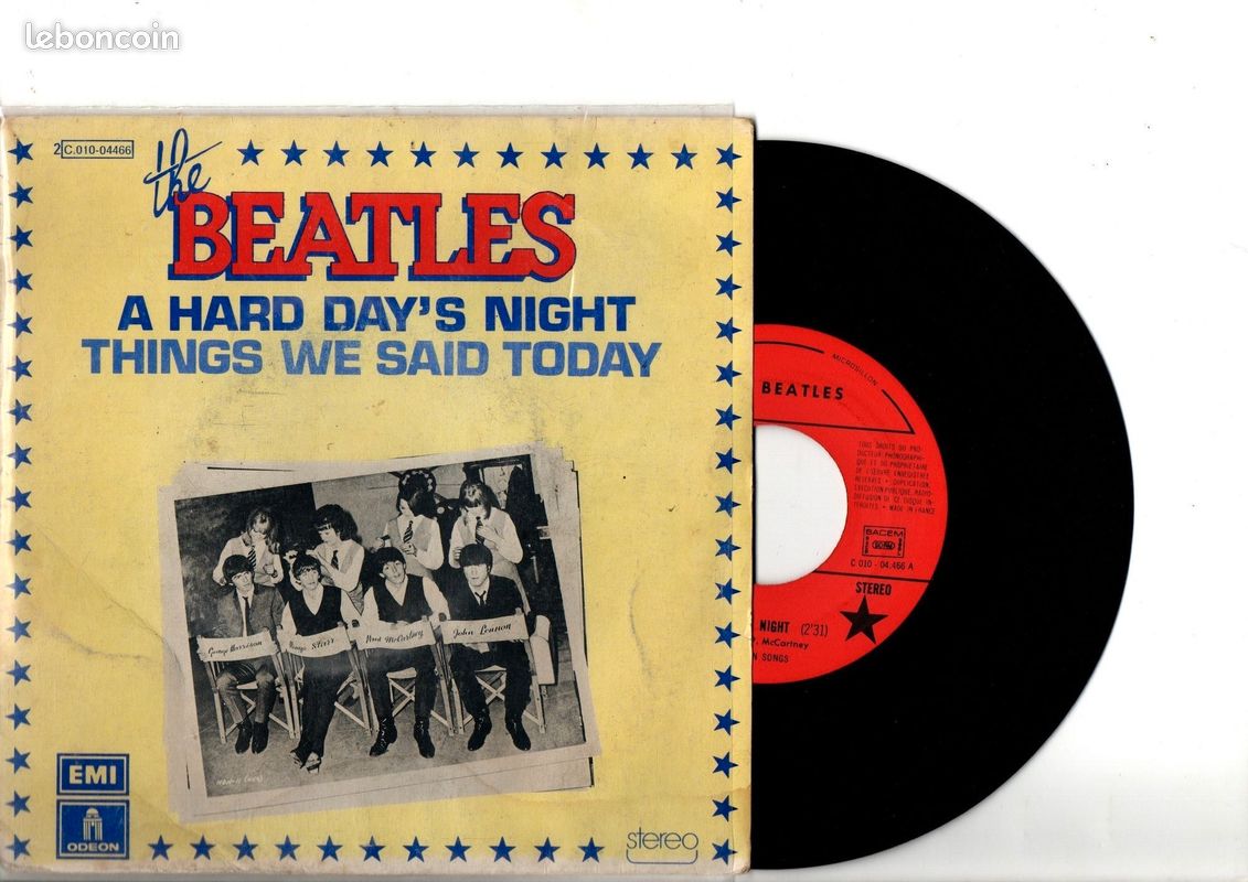 45t the beatles a hard day s night +1 (image 1)
