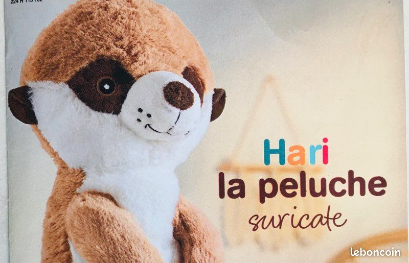 Peluche Suricate NICI 30 Cm - Doudou Doux - Cadeau Enfant