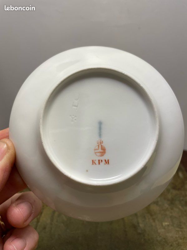 Tasse porcelaine ancienne KPM (image 3)