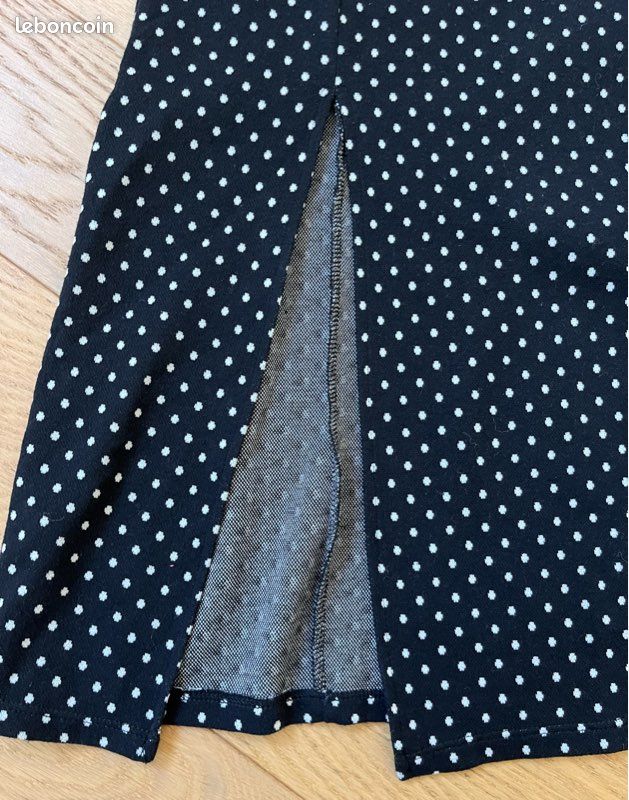 Robe longue fendue Zara (image 8)