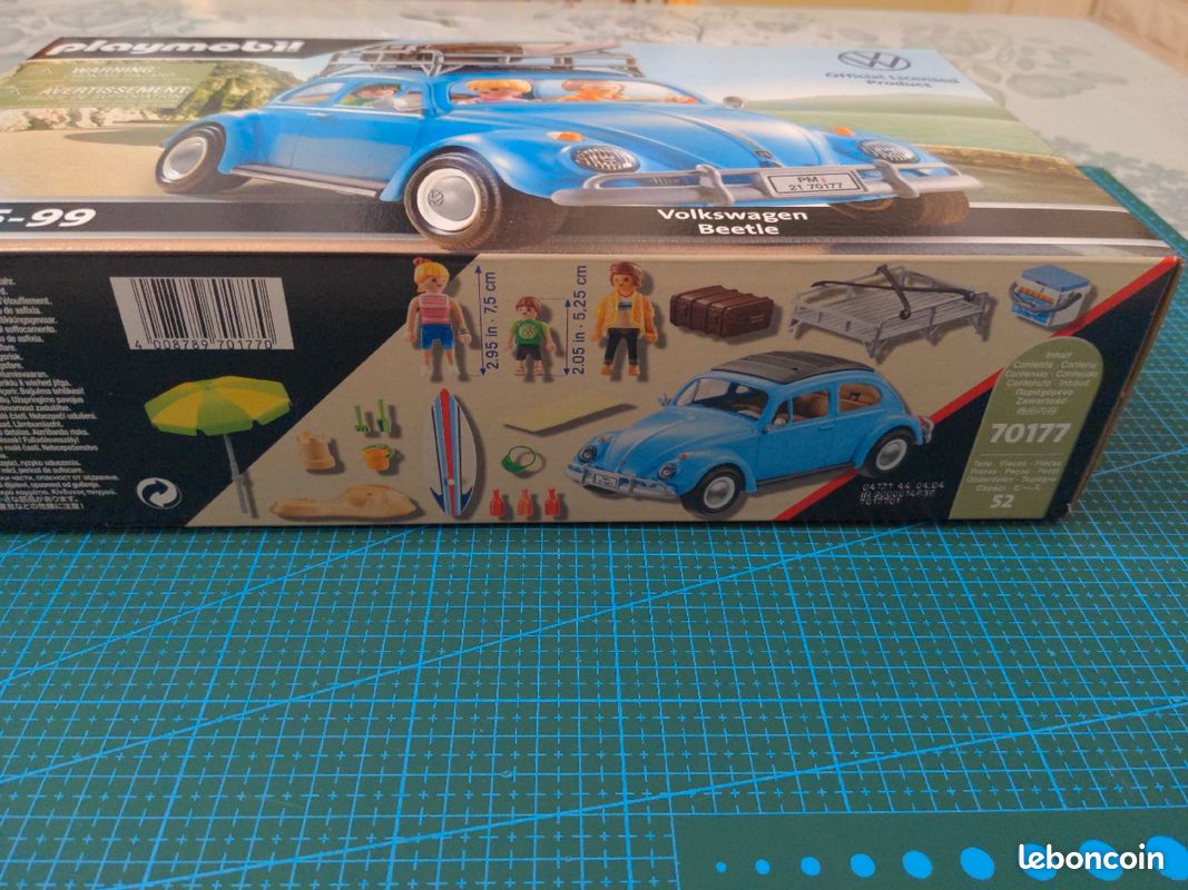 Playmobil Volkswagen Coccinelle bleue (image 4)