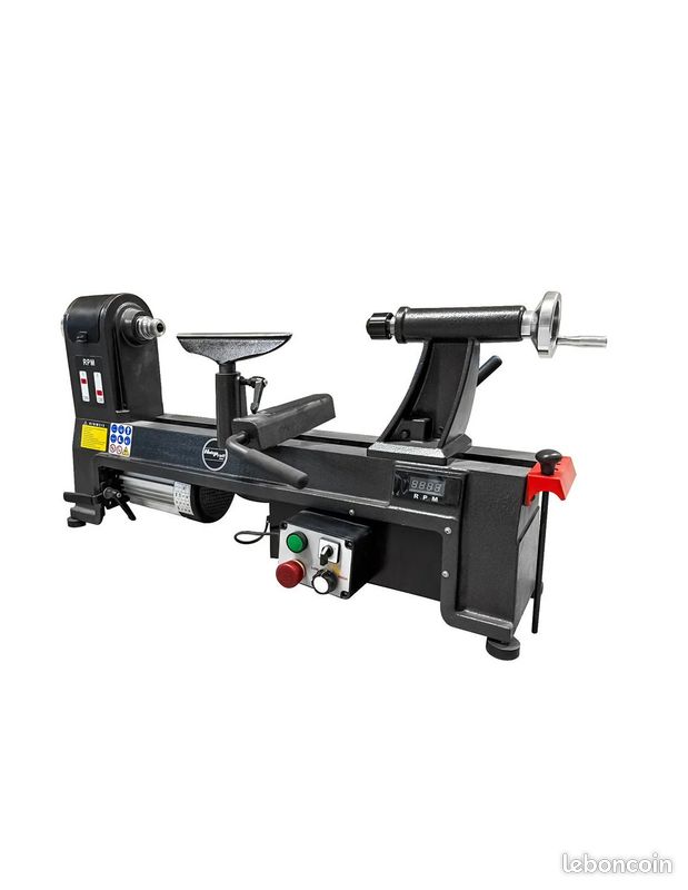 Tour à bois Holzprofi monophasé à variateur de fréquence MC1420VF + piètement (image 19)