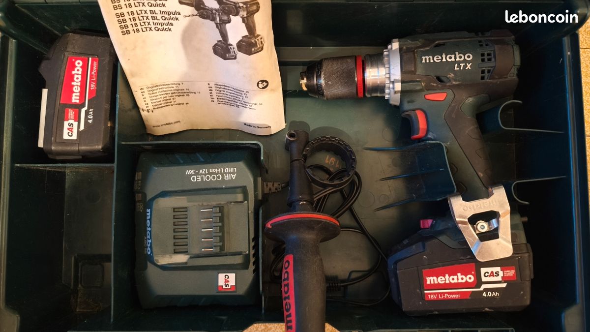 Visseuse professionnel Metabo BS 18 LTX IMPULS 110 NM Bricolage