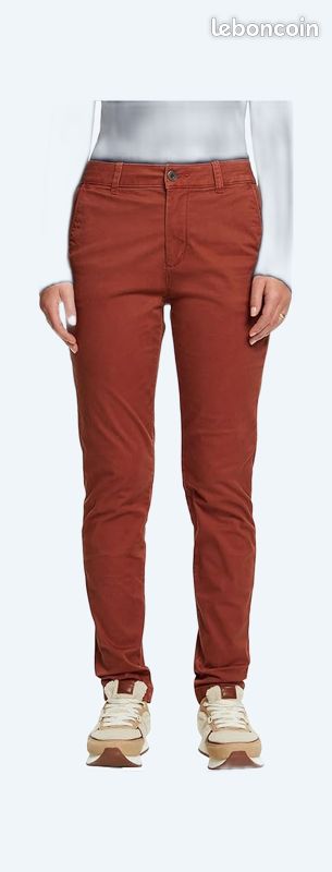 ESPRIT Chino d'été Pantalon Femme taille 40 L (image 1)