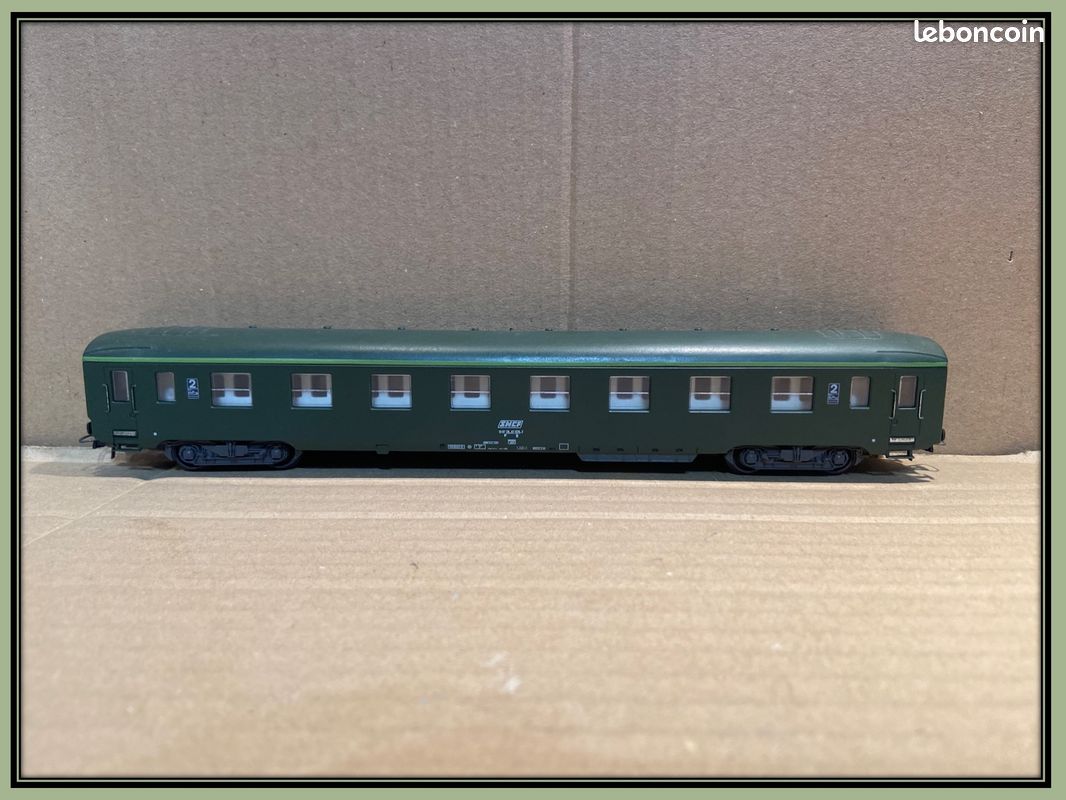 Voiture DEV 1ère Classe UIC échelle O Par Guillermet, Artisanale, Années 80, Bel état