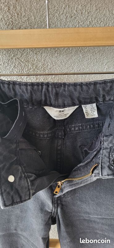 Jeans enfant H&M coupe loose (image 3)