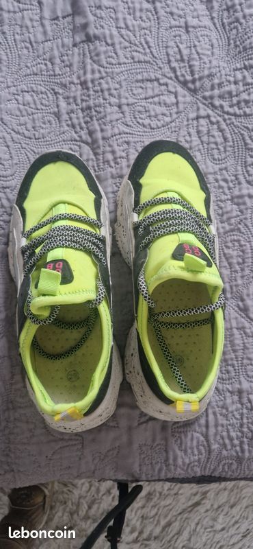 Basket verte fluo (image 2)