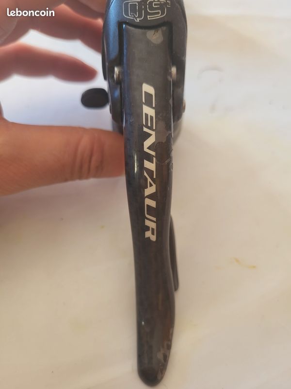 Levier De Vitesse Campagnolo Centaur 10 Vitesses - Droite, Carbone, Occasion Bon état